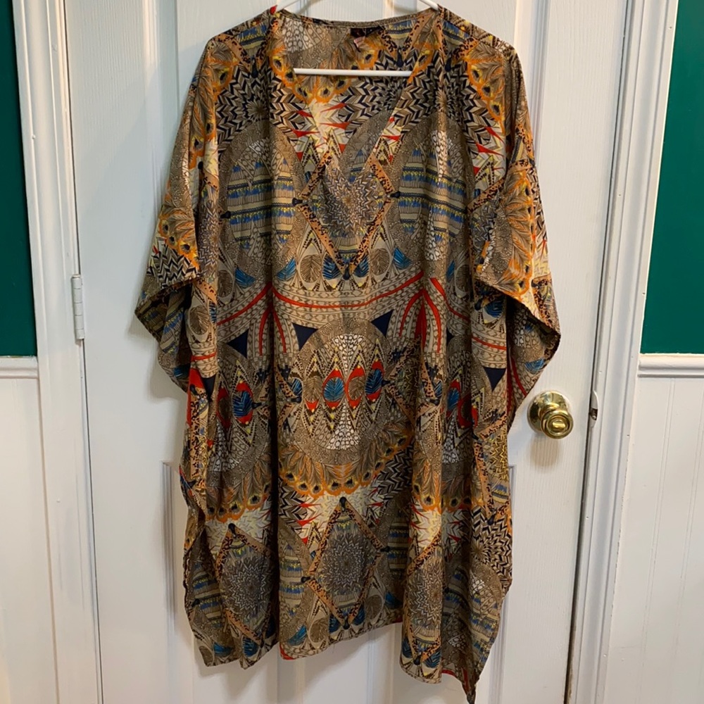 Tease. Kaftan Tunic. Made in India.